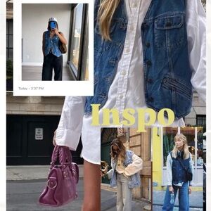 Women’s Denim Sleeveless Vest